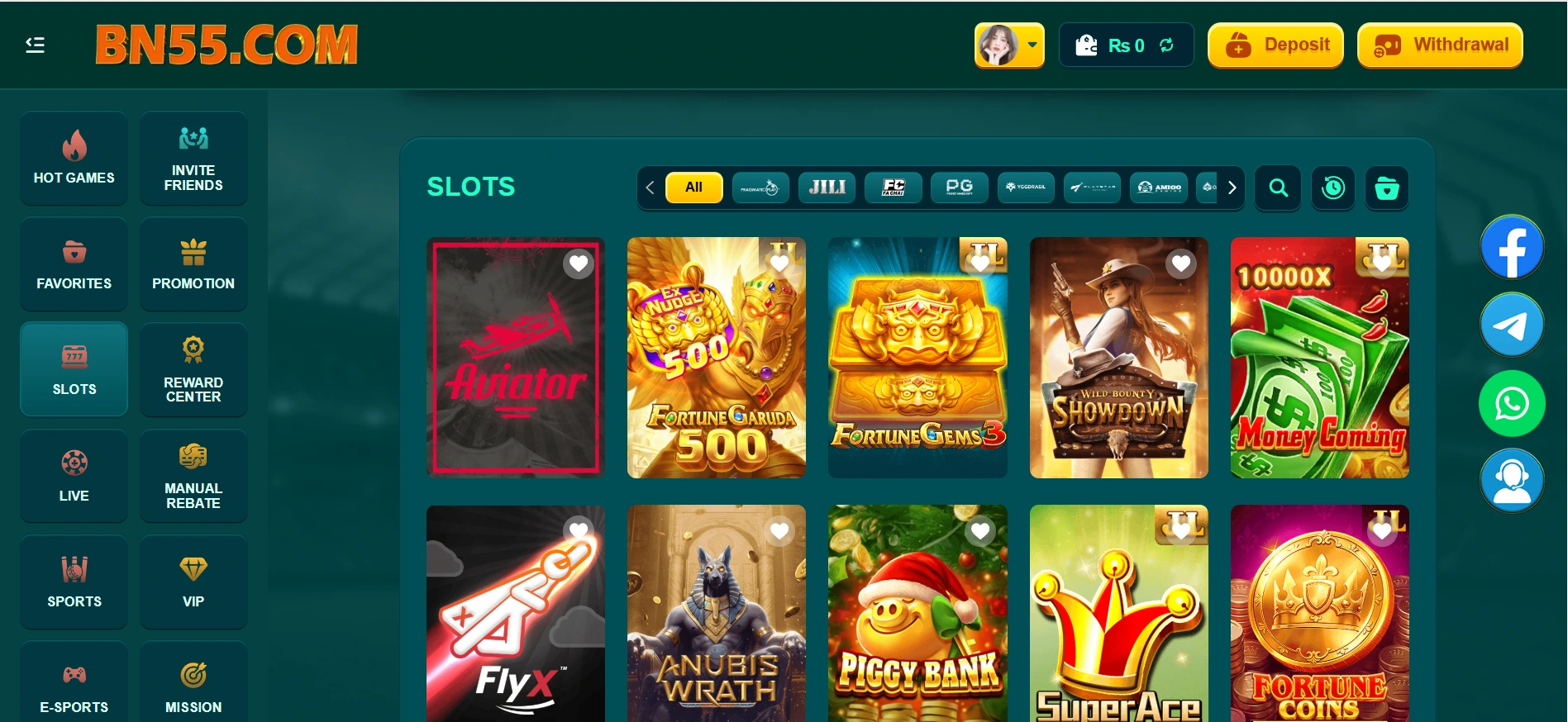 bn55 login