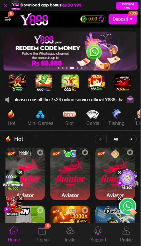 Y888 game Screenshot